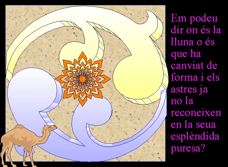 El camell i la lluna
